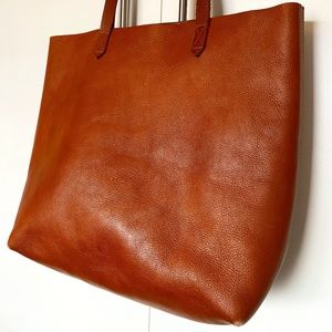 Madewell Leather Transport Tote - Tan